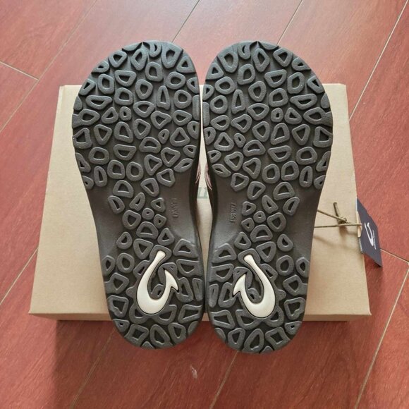 OluKai 'Ohana Men's Beach Sandals - Tan/Dark Java - Picture 6 of 8